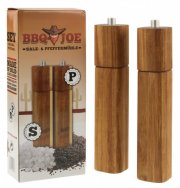 BBQ JOE Salz- und Pfefferm&uuml;hlen aus Akazienholz f&uuml;r 19,90&euro; statt 29,90&euro;