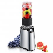 Aicok Edelstahl Mini Mixer Standmixer mit Reise Sport Flaschendeckel und aus Tritan nur 14,99 Euro 