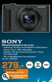 Kompaktkamera - Sony DSC-HX 80
