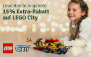 NUR HEUTE: 15% Rabatt auf alles von Lego City bei myToys 