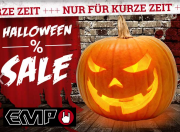 Gruselige 20% Rabatt gibt&acute;s bei EMP auf das Halloween-Sortiment