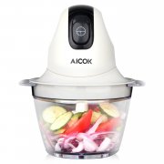 Aicok Obst und Gem&uuml;se Zerkleinerer, mit 4 Edelstahl Messer, 300 Watt, 1 L