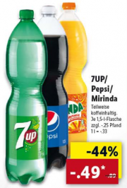 7up/Mirinda/Pepsi bei Lidl