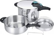 Fagor Rapid-Xpress Schnellkochtopf-Set 4 und 8 Liter inkl. Siebaufsatz f&uuml;r 59,99&euro; statt 69,99&euro;
