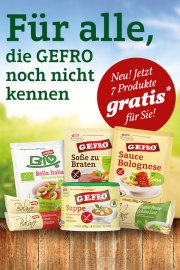 Gefro Probierpaket kostenlos bestellen bei Gefro 