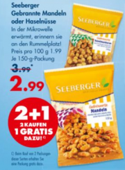 3x Seeberger gebrannte Mandeln oder Haseln&uuml;sse bei Karstadt f&uuml;r 5,98&euro;
