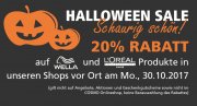 20% Rabatt auf Wella und L'Or&eacute;al Produkte im Cosmo-Shops am 30.10.