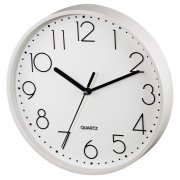Hama Wanduhr ohne Ticken PG-220 (modern, ger&auml;uscharm, Ziffernblatt 22 cm, K&uuml;che)