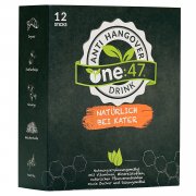 one:47 &reg; Anti-Hangover-Drink | 12 Sticks | PATENTIERTE FORMEL gegen Deinen Kater