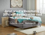 20% auf Bettw&auml;sche und Vorh&auml;nge bei M&ouml;max