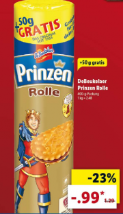 Prinzenrolle bei Lidl f&uuml;r 0,99&euro;