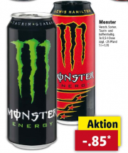 Monster Energy Drink bei LIDL f&uuml;r 0,85&euro;