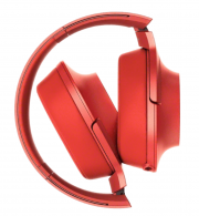 SONY MDR-100AAP On-ear Kopfh&ouml;rer geschlossen kabelgebunden mit 1.2 m Kabel in Rot