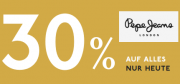 NUR HEUTE: 30% fetten Rabatt auf alles bei Pepe Jeans