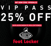 Bei Foot Locker gibt es sportliche 25% Rabatt auf ausgew&auml;hlte Produkte 