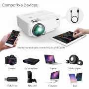 20 % OFF f&uuml;r Multimedia Heimkino Video Projektor 1080P HDMI USB Unterst&uuml;tzt T21 LCD Minibeamer