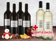 4 Flaschen Minerva Roter Winzergl&uuml;hwein und 2 Flaschen Wei&szlig;en gratis dazu f&uuml;r 29,95 Euro