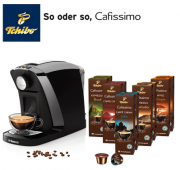 Die Tchibo Cafissiomo Tuttocaf&eacute; Nero Kapselmaschine mit 100 Kapseln nur 38,99 Euro inkl. Versand