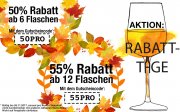 Bis zu 55% Rabatt bei Weinvorteil 