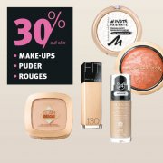 30% auf alle Make-Ups,Puder,Rouges bei Rossmann