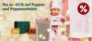 Bis zu -45% auf Puppen und Puppenzubeh&ouml;r bei Mytoys