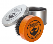 BEARDED BEN Bartb&uuml;rste mit Wildschweinborsten und hochwertiger Aufbewahrungsbox