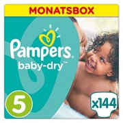 Pampers Baby Dry Windeln, Gr. 5 (144 Stk) f&uuml;r 22,95&euro; statt 34,65&euro;