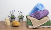 Badw&auml;sche aus 100 % Baumwolle z.b.2er-Set Waschhandschuhe - 2,50 &euro; anstatt 9 &euro;