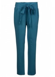 L&auml;ssige Stoffhose f&uuml;r Damen in T&uuml;rkis von heine f&uuml;r nur 14,99 Euro bei Outlet46