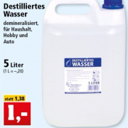 Destilliertes Wasser im 5-Liter Kanister bei@thomas phillips - 1,00&euro;