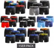 15er Pack TASTIQ Herren Boxershorts 95% Baumwolle