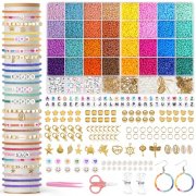 16.000 Perlen (3mm, 32 Farben) f&uuml;r DIY-Armb&auml;nder f&uuml;r nur 6,53&euro;