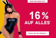 16% Rabatt auf das komplette Sortiment im Orion Erotik Shop