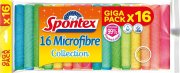 16 St&uuml;ck Spontex Mikrofaser Collection Reinigungst&uuml;cher