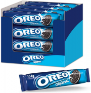 16 x 154g OREO Original knuspriger Kakao Doppelkeks gef&uuml;llt mit Cr&egrave;me-F&uuml;llung