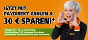 30&euro; Rabatt bei Globus Baumarkt ab 99&euro; MBW &ndash; bei Zahlung mit Paydirekt
