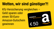HUK Wette (50&euro; Amazon Gutschein m&ouml;glich)