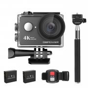 55 % off Gro&szlig;e Rabatt f&uuml;r DBPOWER 4K Sports Action Kamera WIFI 2.0 Zoll Wasserdicht Helmkamera
