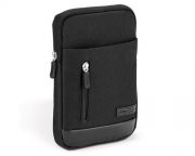 deleyCON Tablet Tasche bis 7" (17,8cm) aus Leinen mit Zubeh&ouml;rfach