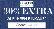 Vorweihnachtliche 30% auf ALLES bei Designermode.com mit Versandkostenfreier Lieferung