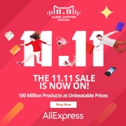 Wahnsinn !!! 11.11 Schn&auml;ppchenfestival in China - Aliexpress - bis50% Rabatt