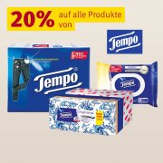20% auf alle Produkte von Tempo bei Rossmann