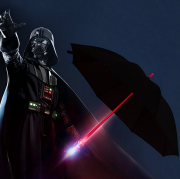 Darth Vader LED Laserschwert Regenschirm in Schwarz nur 20,99 Euro bei Amazon Prime