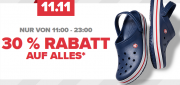 30% bei crocs.de bis 23 Uhr