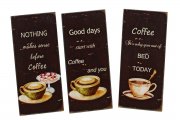 Schild Arabica 3er Set f&uuml;r 5,12&euro; statt 14,99&euro;
