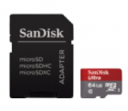 SANDISK Ultra Micro-SDXC Speicherkarte, 64 GB, 80 MB/s, Class 10 f&uuml;r 19,99&euro; statt 24,99&euro;