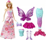 Mattel Barbie DHC39 - Dreamtopia Bonbon K&ouml;nigreich 3-in-1 Fantasie Barbie Puppe 