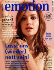 Die Zeitschrift f&uuml;r alle starken Frauen EMOTION f&uuml;r 72,40&euro; plus 50&euro; Verrechnungsscheck
