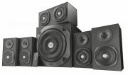 Trust Vigor 5.1 Surround Lautsprecher Set (mit Fernbedienung, 150 Watt) schwarz 