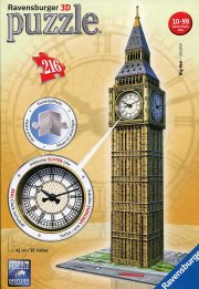 Ravensburger 12586 - Big Ben mit echter Uhr, 216 Teilig Bauwerke